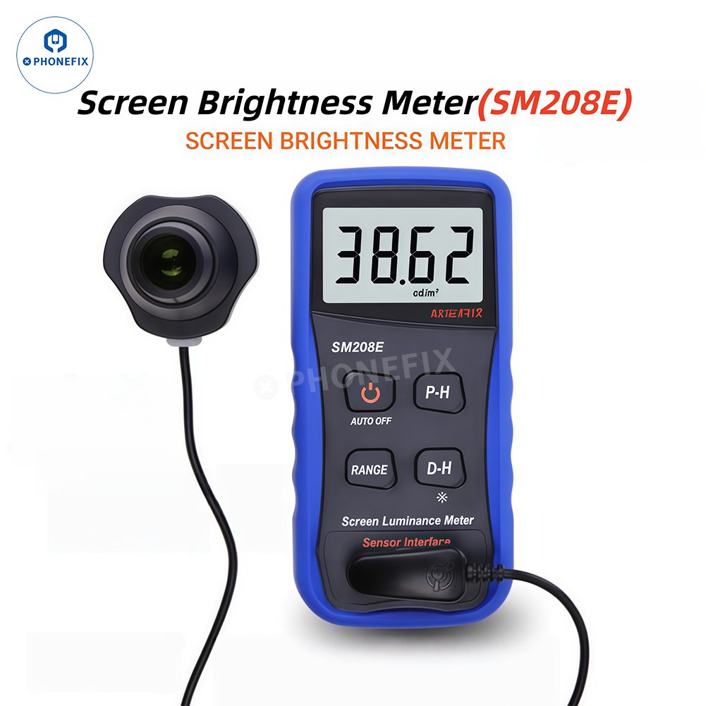 SM208E SM218E Screen Brightness Meter Phone/TV LCD Luminance Tester