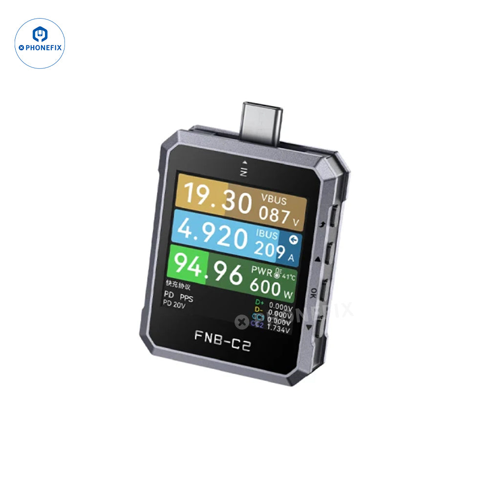 FNIRSI FNB-C2 USB Type-C Charging Tester Voltage Ampere Meter