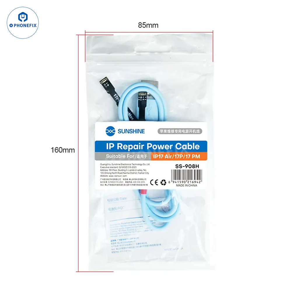 SUNSHINE SS-908H Power Supply Cable for iPhone 17 Air/17 Pro Max