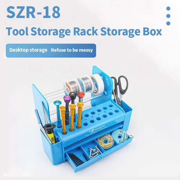 Multi-functional Plastic Storage Box For Phone Repair Tools Organization