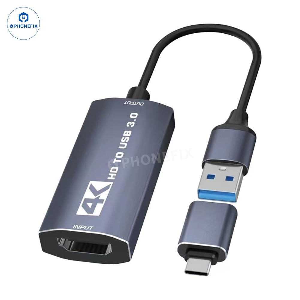 4K Audio Video 1080P Capture Card For Live Streaming Broadcasting