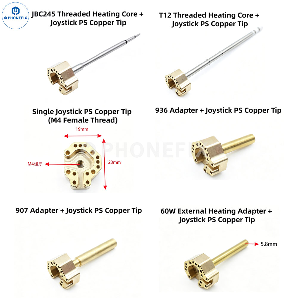 Joystick Soldering Iron Tip Heating Core Kit for PS4 / PS5 / Xbox / Switch Pro Controller Repair - CHINA PHONEFIX SHOP Team