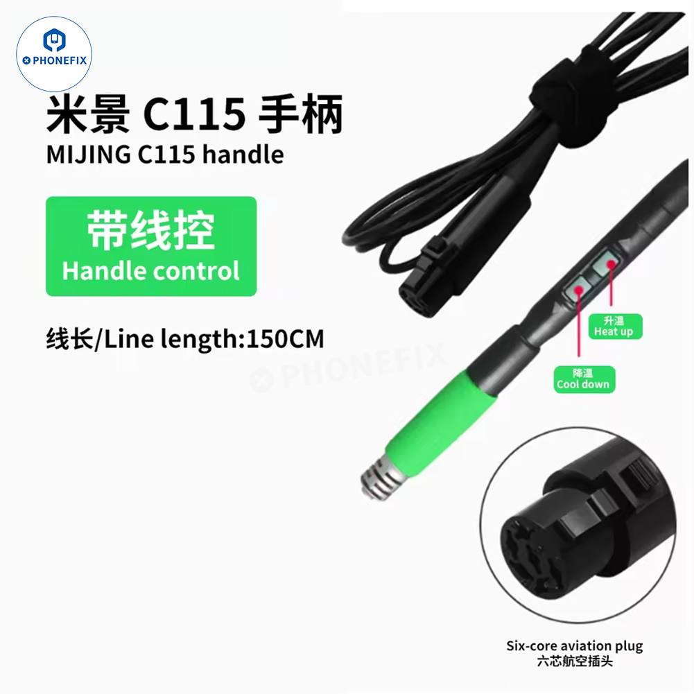 Estación de soldadura digital MIJING H1 compatible con T210 T115 T245 Mango