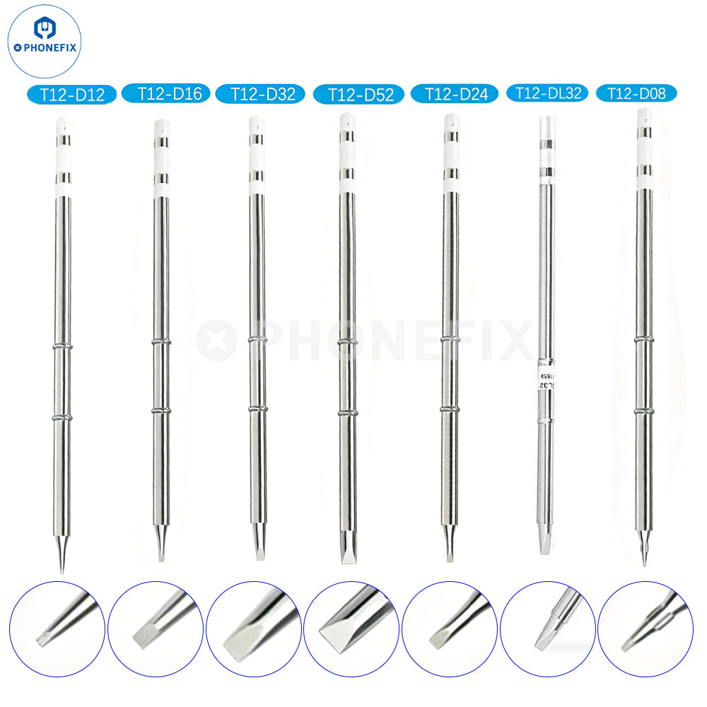 Universal T12 Series Soldering Iron Tips Replacement Solder Head - CHINA PHONEFIX SHOP Team