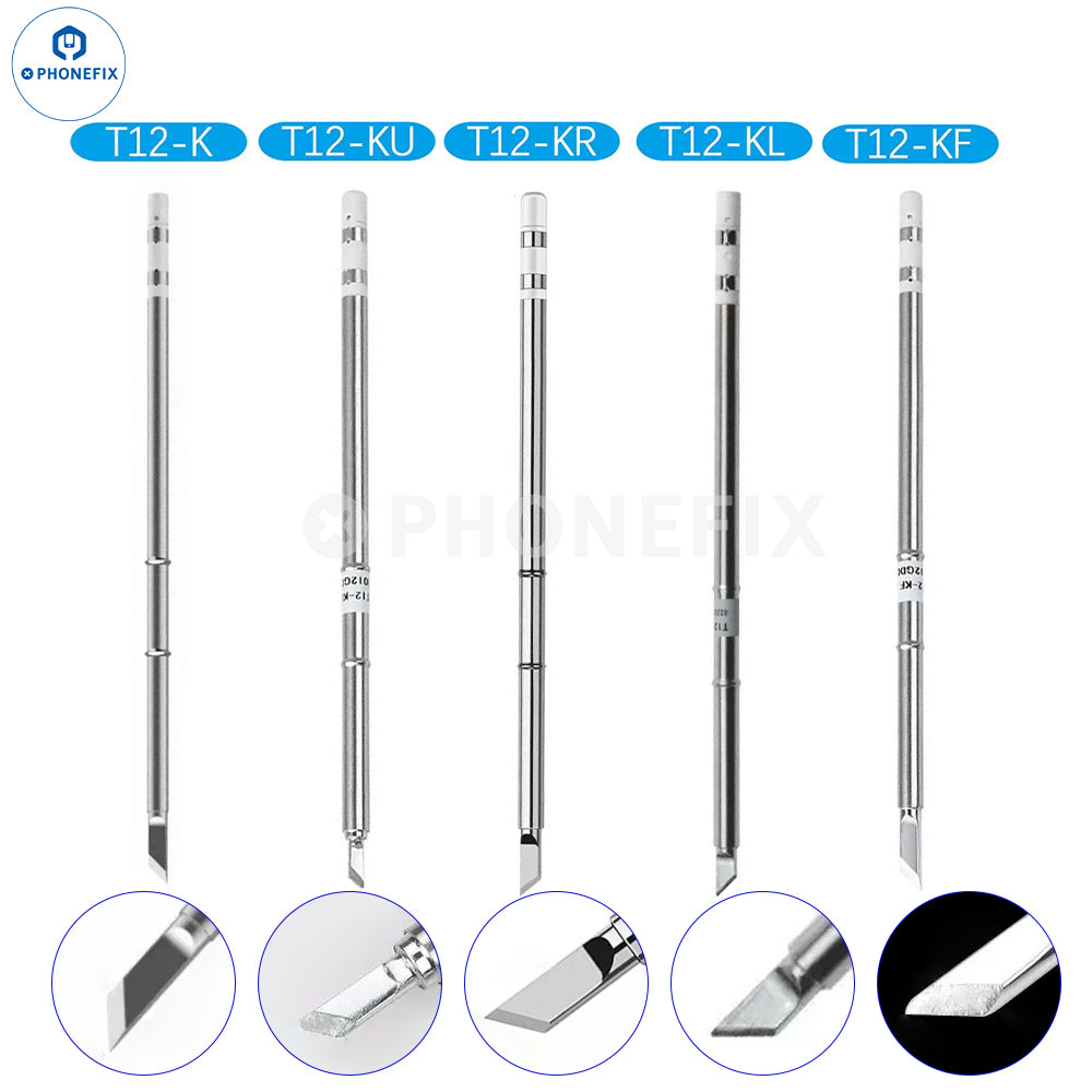 Universal T12 Series Soldering Iron Tips Replacement Solder Head - CHINA PHONEFIX SHOP Team