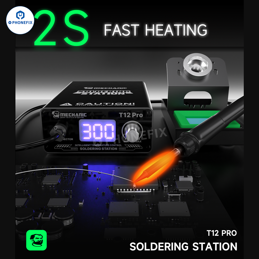 Mechanic T12 Pro Anti-Static Soldering Station With Iron Tip