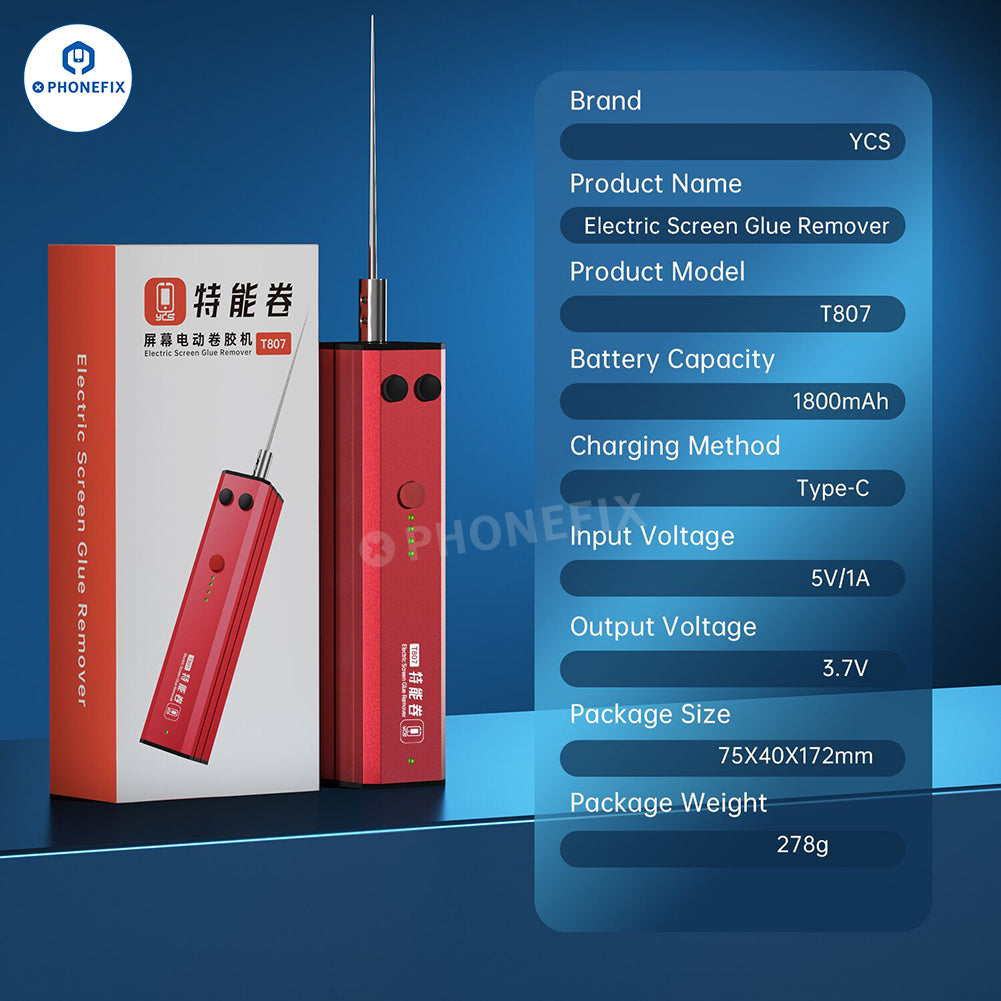 YCS T807 Electric OCA Glue Remover for Mobile Phone Screen Repair