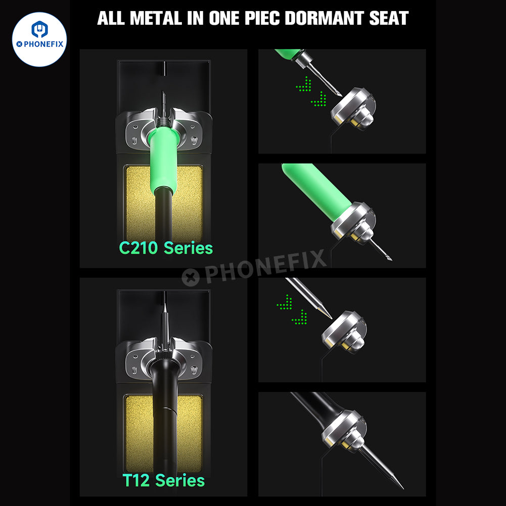 MECHANIC TA-212 Dual Soldering Station with T12 T210 Handle
