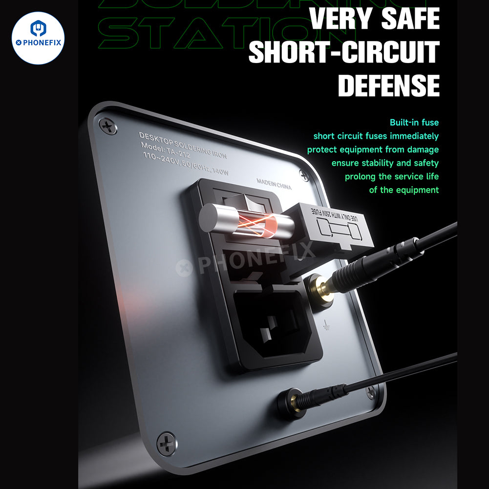 MECHANIC TA-212 Dual Soldering Station with T12 T210 Handle