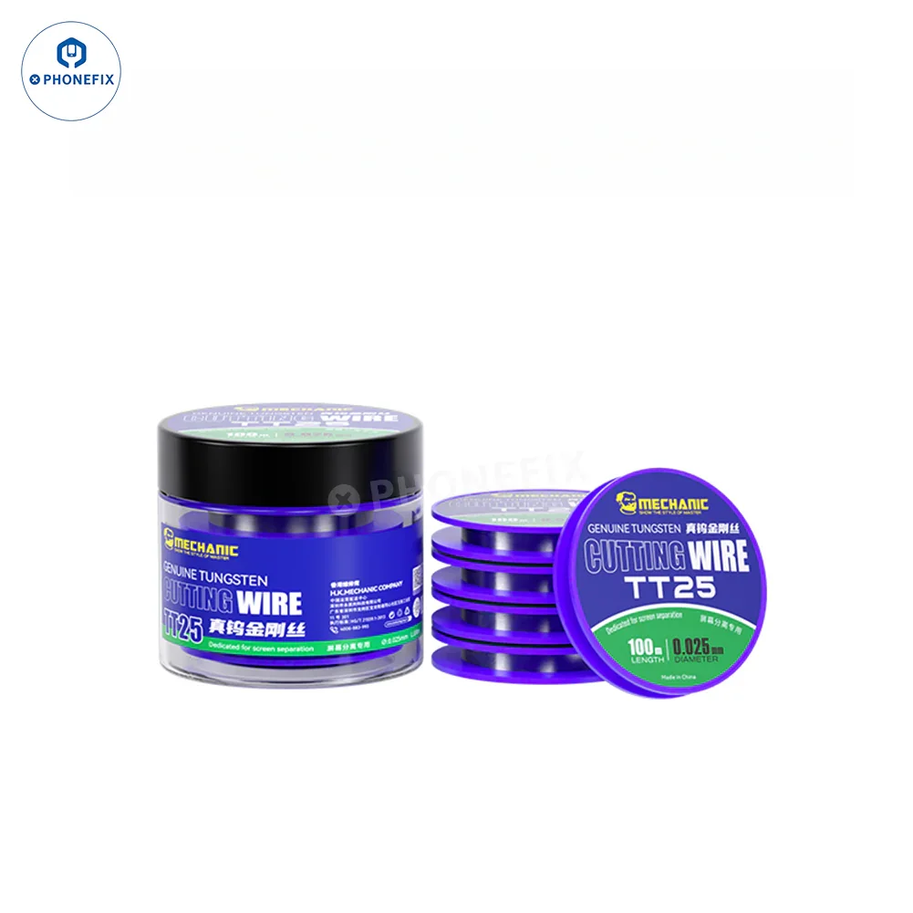 MECHANIC TT25 TT50 Tunsten Cutting Wire for Phone Screen Repair - CHINA PHONEFIX SHOP Team