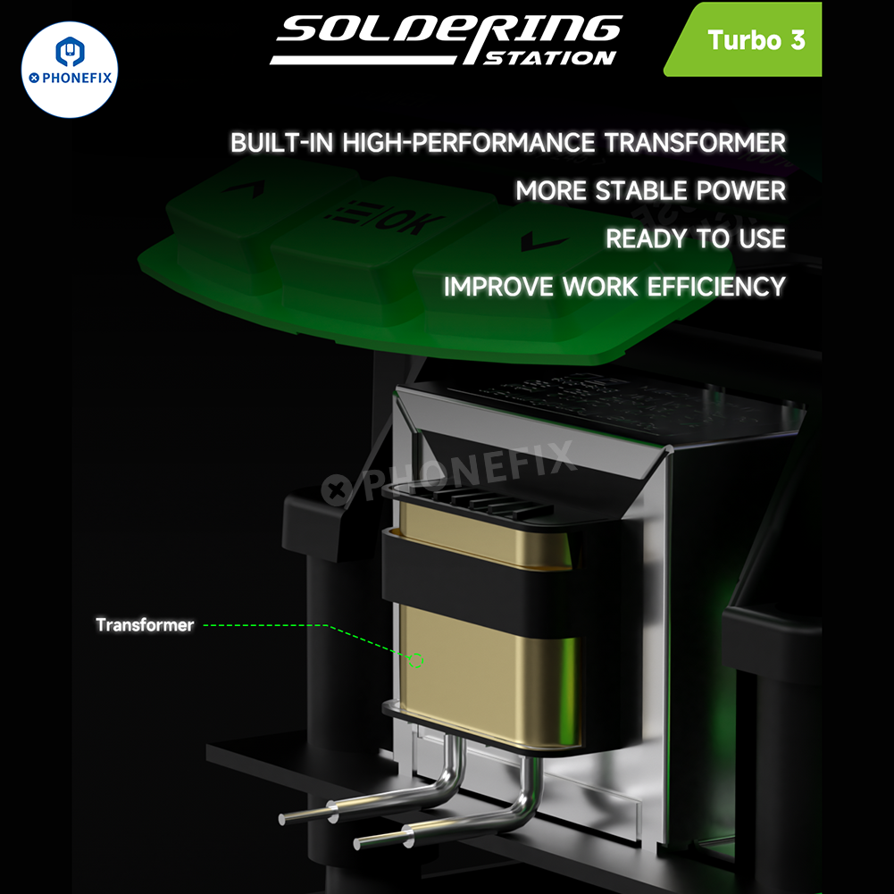 MECHANIC Turbo 3 150W Nano Soldering Station wtih C210 Tips