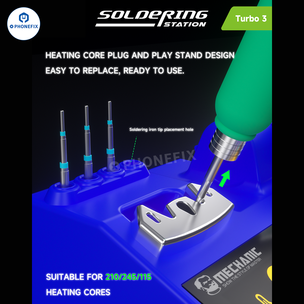 MECHANIC Turbo 3 150W Nano Soldering Station wtih C210 Tips