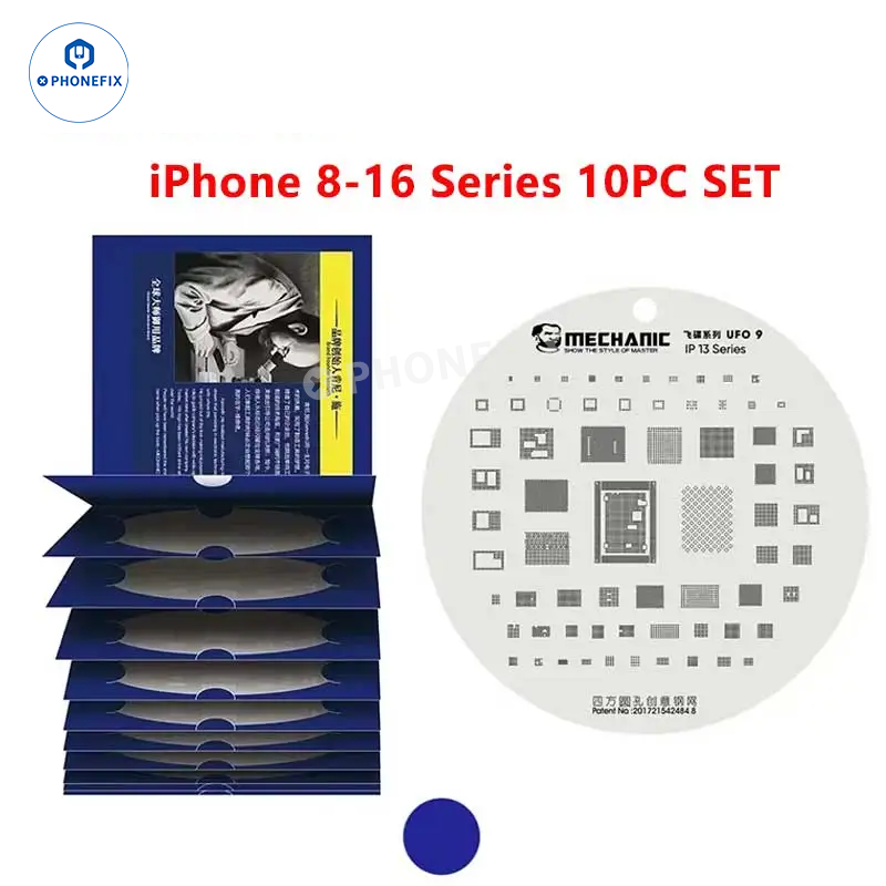 MECHANIC UFO BGA Reballing Stencil for iPhone Android IC Chip