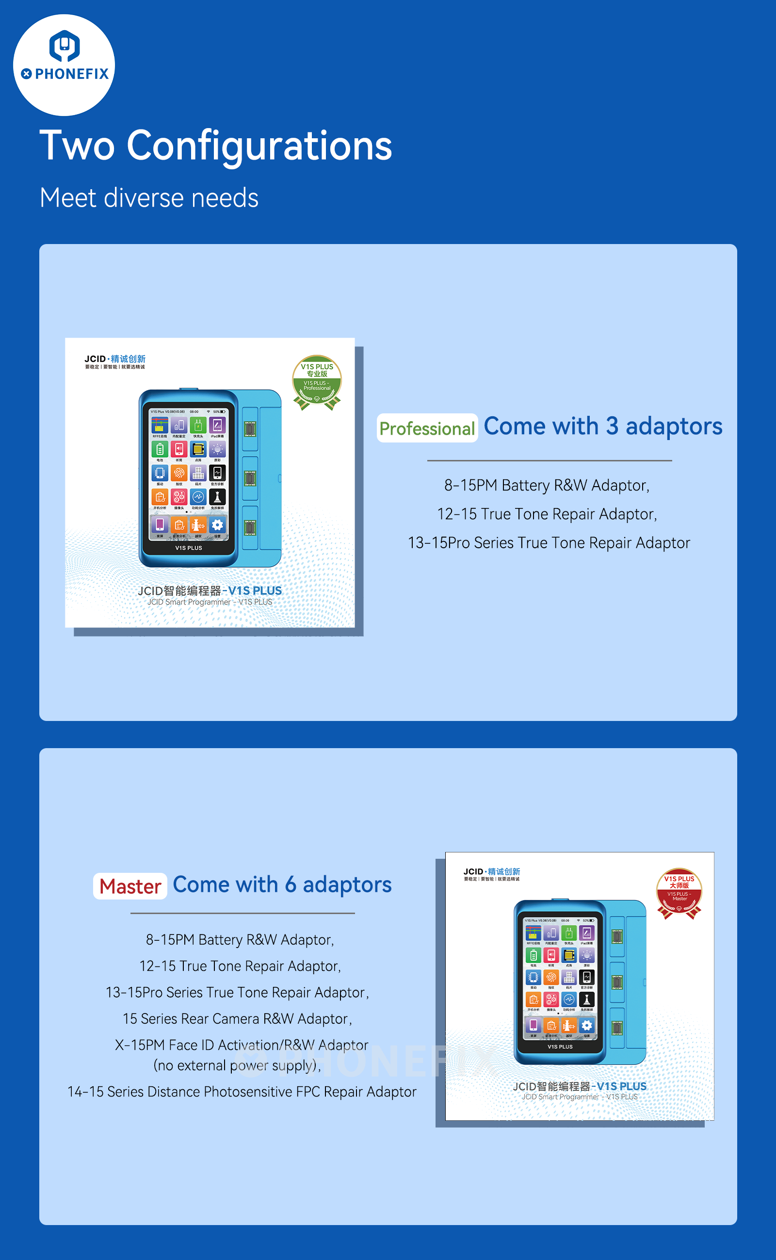 JCID V1S Plus Programmer For iPhone iPad Data Read Write Repair
