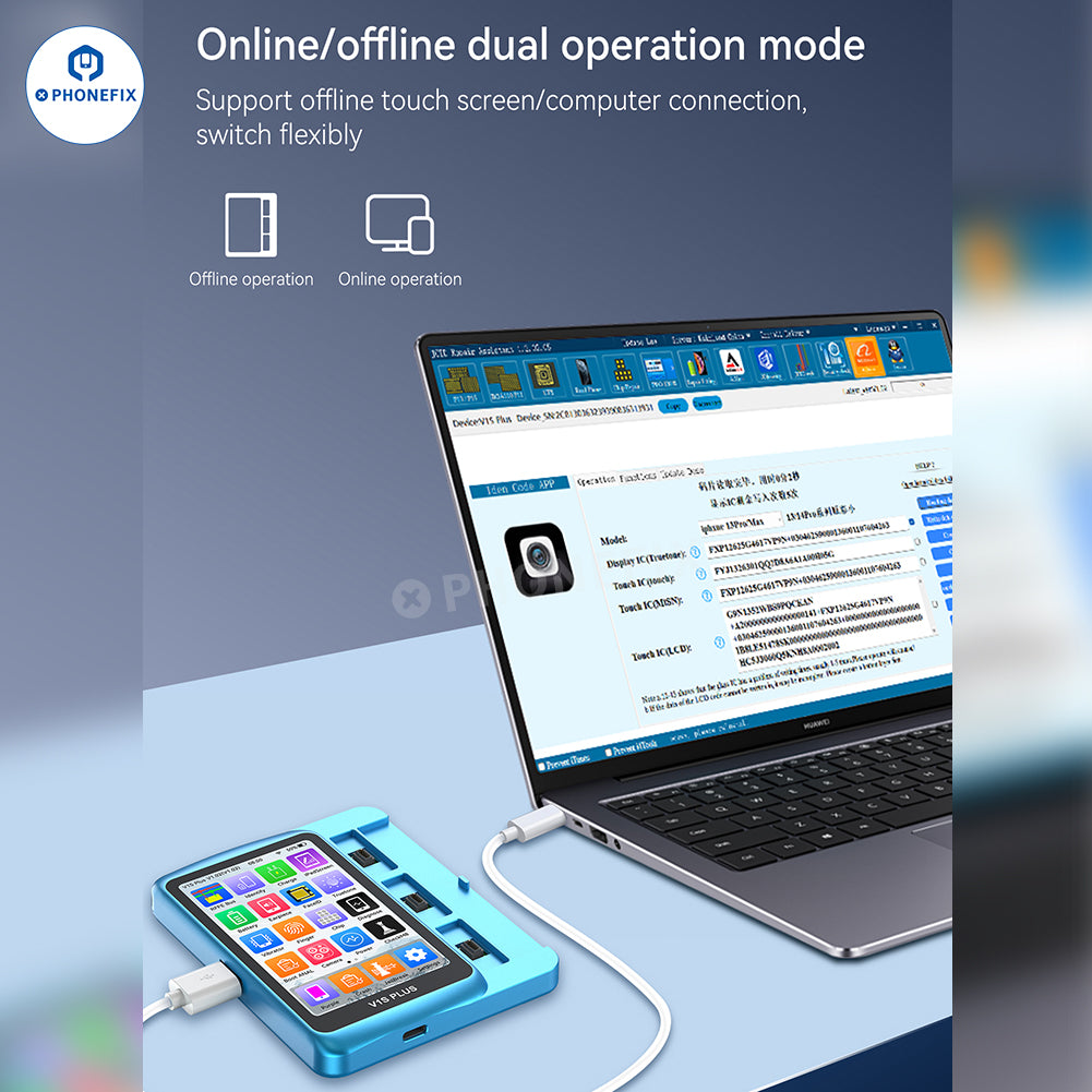 JCID V1S Plus Programmer For iPhone iPad Data Read Write Repair