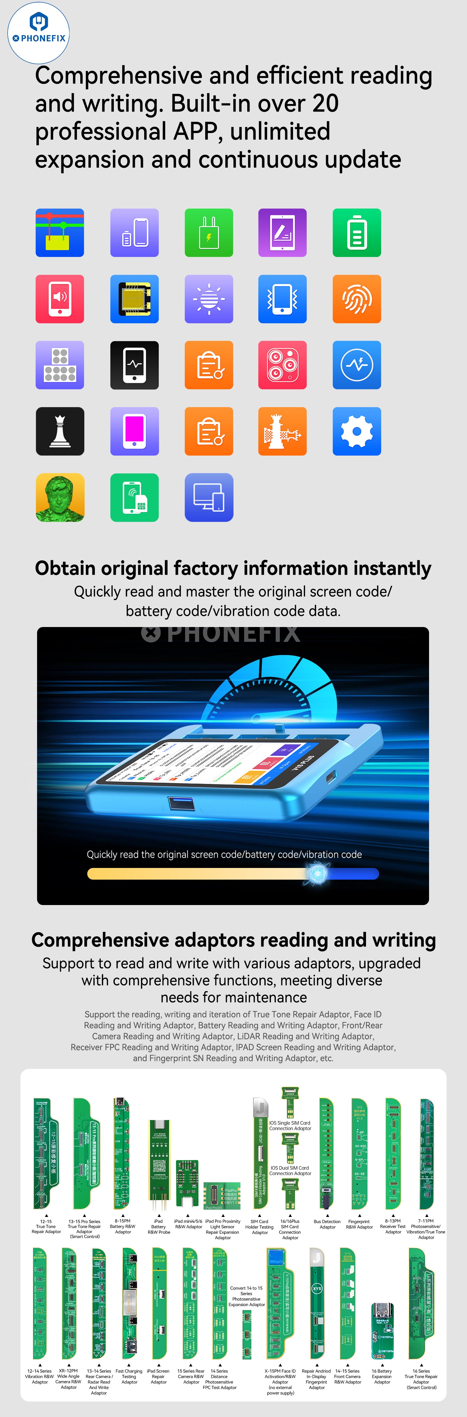 JCID V1S Plus Programmer For iPhone iPad Data Read Write Repair