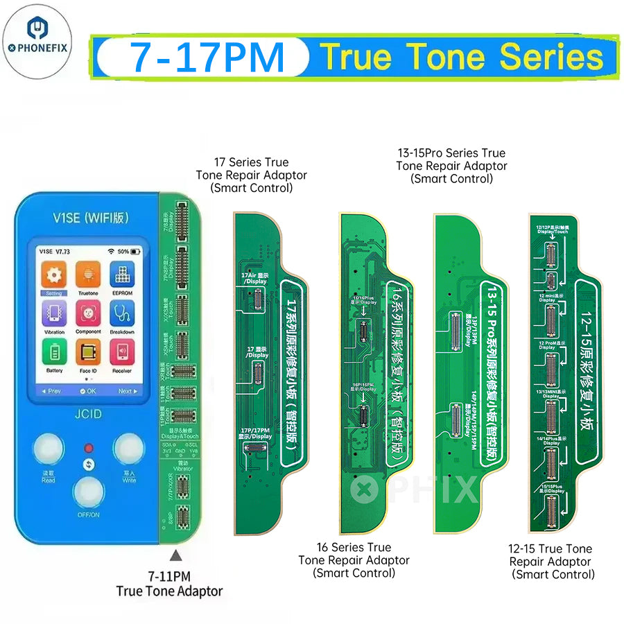 JC V1SE Restore True Tone Programmer para telas de iPhone 7-16 Plus - Equipe CHINA PHONEFIX SHOP
