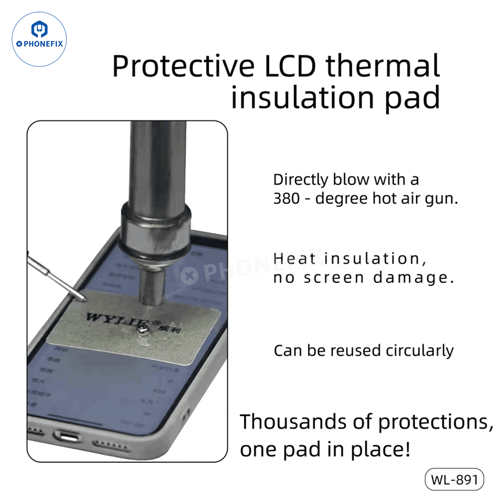 WYLIE Aviation Insulation Pad Motherboard IC Swap Thermal Mat