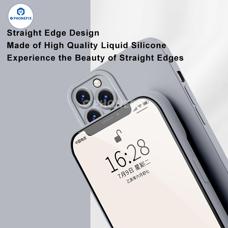 Liquid Silicone Full Protection Case for iPhone 11-15 Pro Max