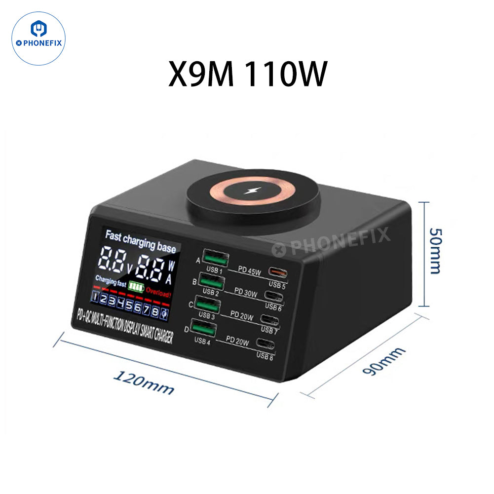 WLX-X9A Desktop Fast Charging Station APP Remote Control - CHINA PHONEFIX SHOP Team