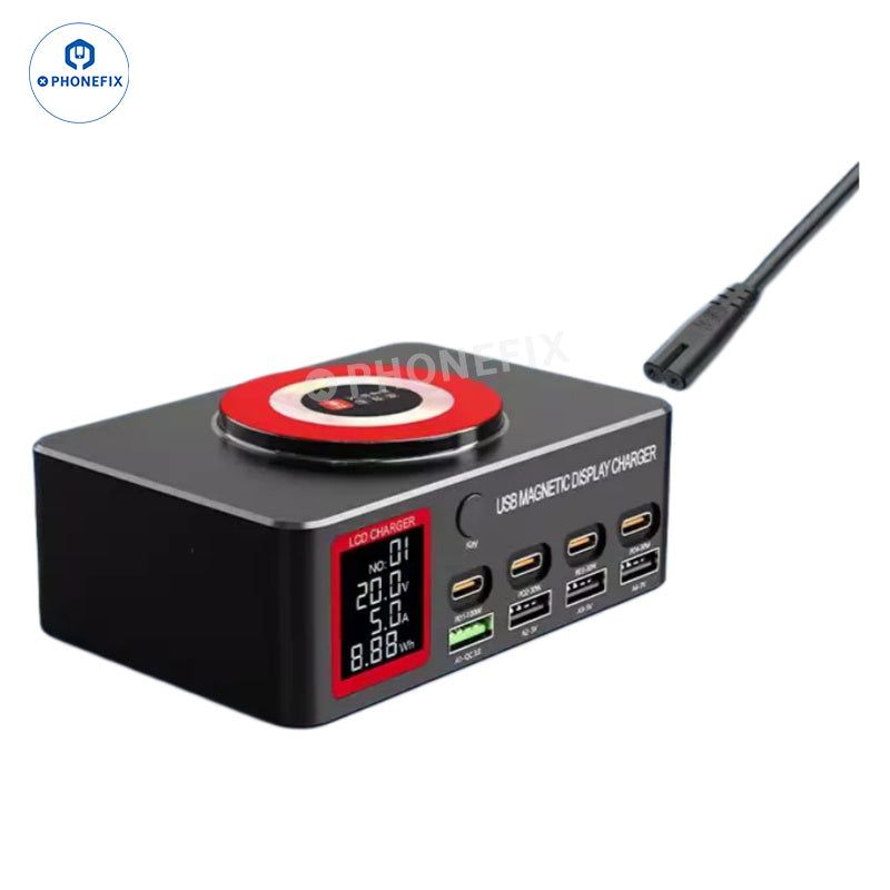 YCS M.Y--D06/S500/S550/S600 Digital Display Multi-port Phone Charging Station for Phones Fast Charge Tools - CHINA PHONEFIX SHOP Team