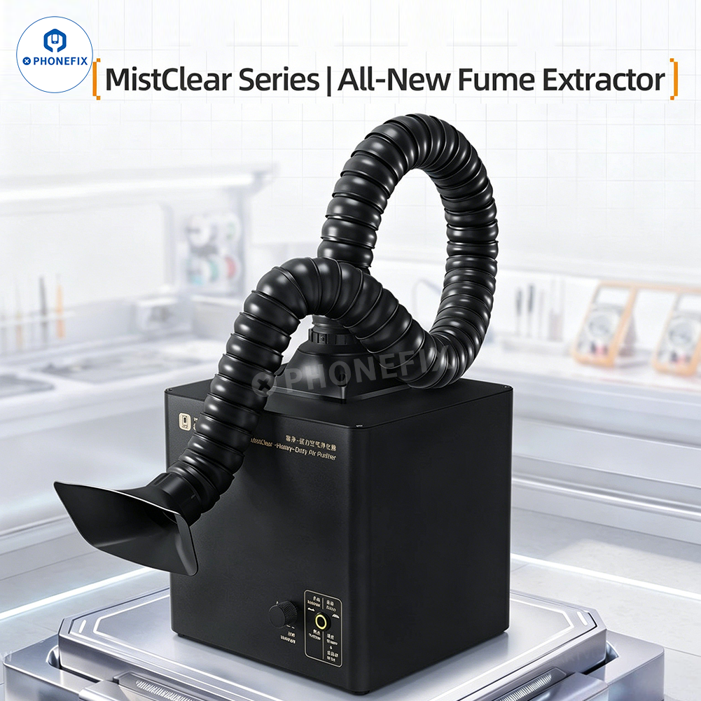 YCS X5 Air Purifier Fume Extractor Dust/Soldering Smoke Absorber