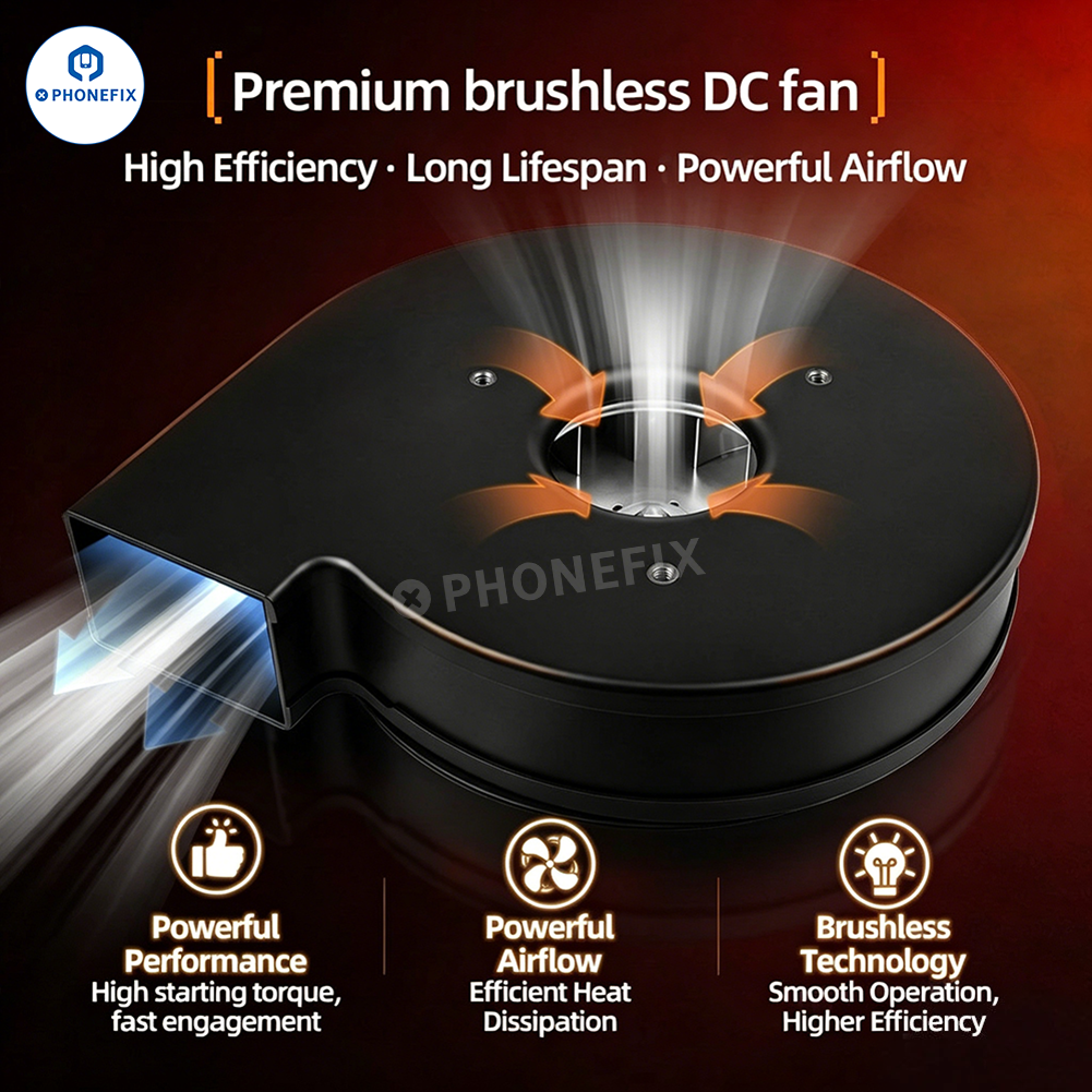 YCS X5 Air Purifier Fume Extractor Dust/Soldering Smoke Absorber