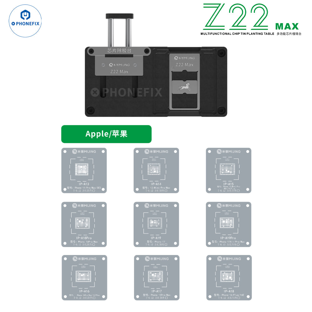 MIJING Z22MAX Reballing Platform/Glue Removal for iPhone Android - CHINA PHONEFIX SHOP Team