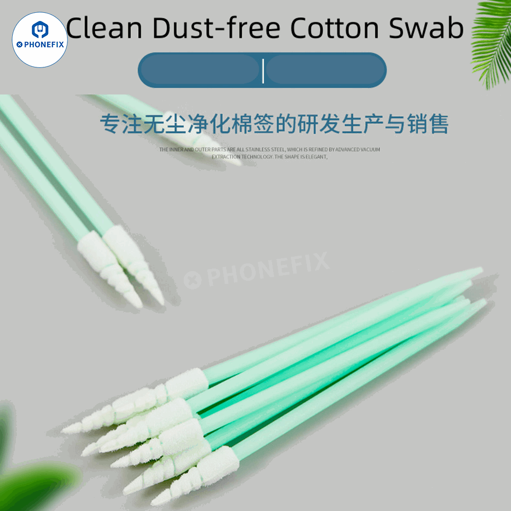 Phone Tail Plug Cleaning Stick Dust-Free Sponge Cotton Swab