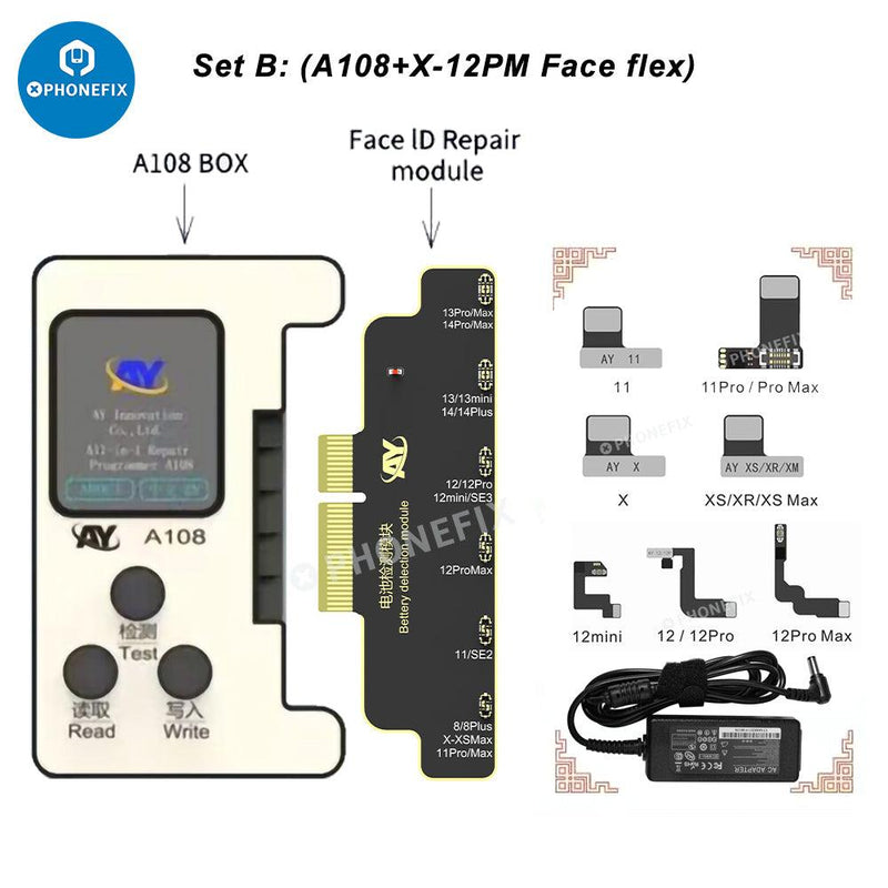 A108 BOX Multi-function Repair Programmer For iPhone 8-14 Pro Max - CHINA PHONEFIX