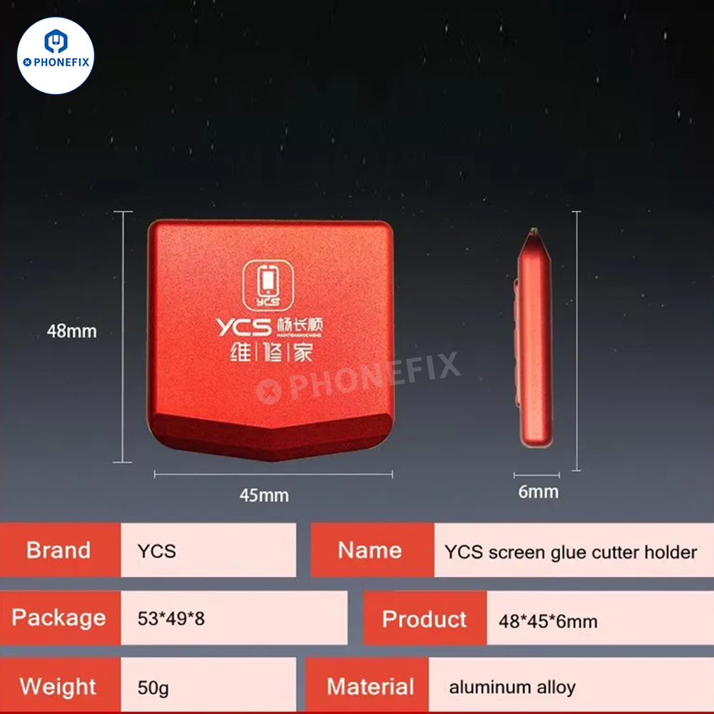 YCS Tools Double-sided Knife Clip Phone Screen Glue Removal Kit