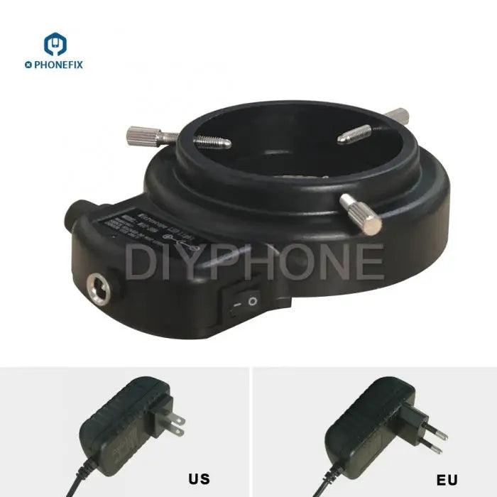 Adjustable 144 LED Ring Light Illuminator for Microscope or camera - CHINA PHONEFIX