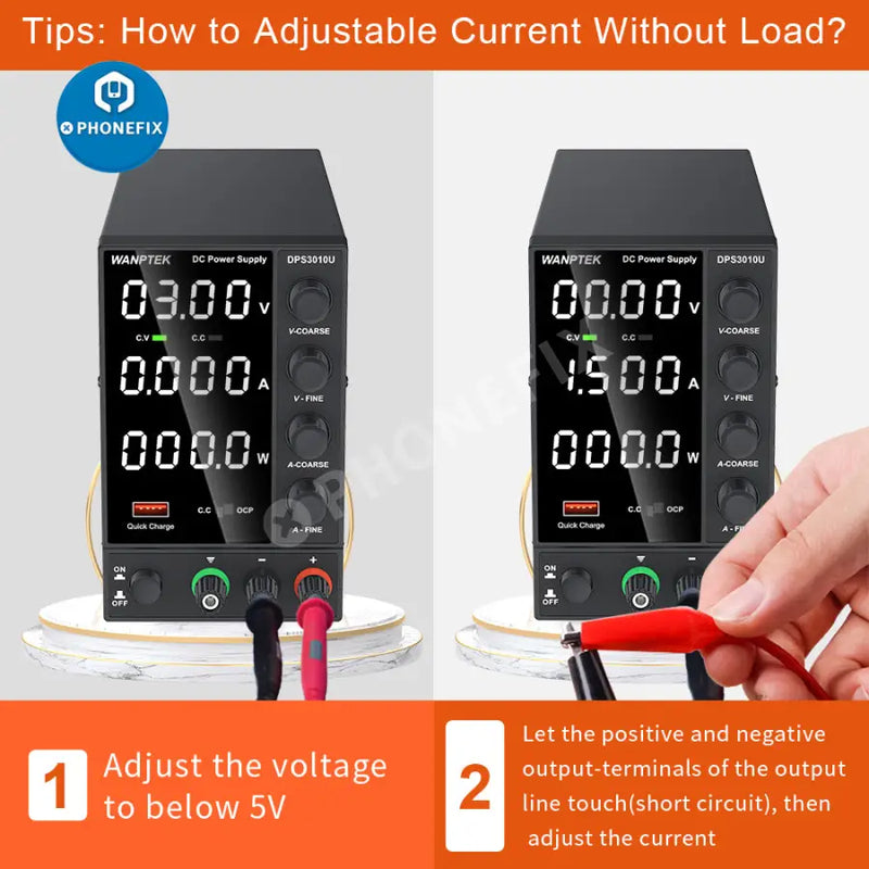 Adjustable Lab Bench Stabilized DC Power Supply Voltage
