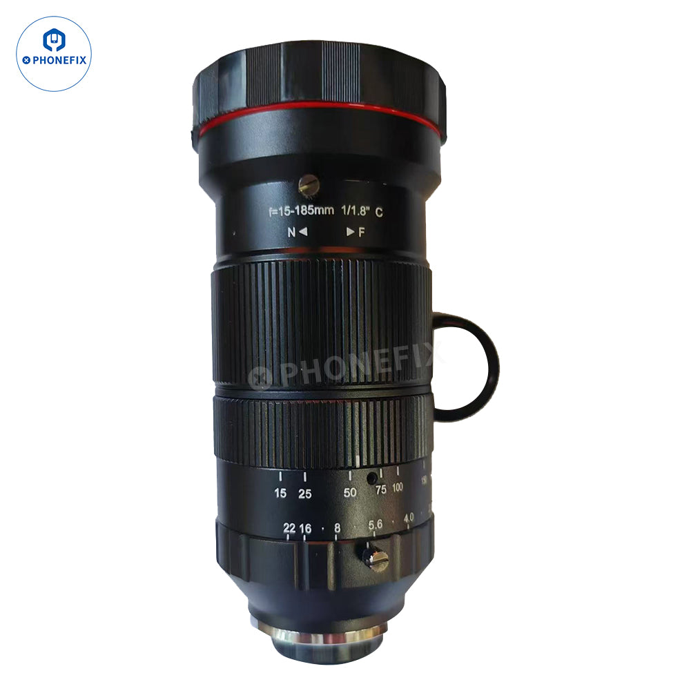 15-185mm C-Mount CS Industrial Lens for Online Live Streaming