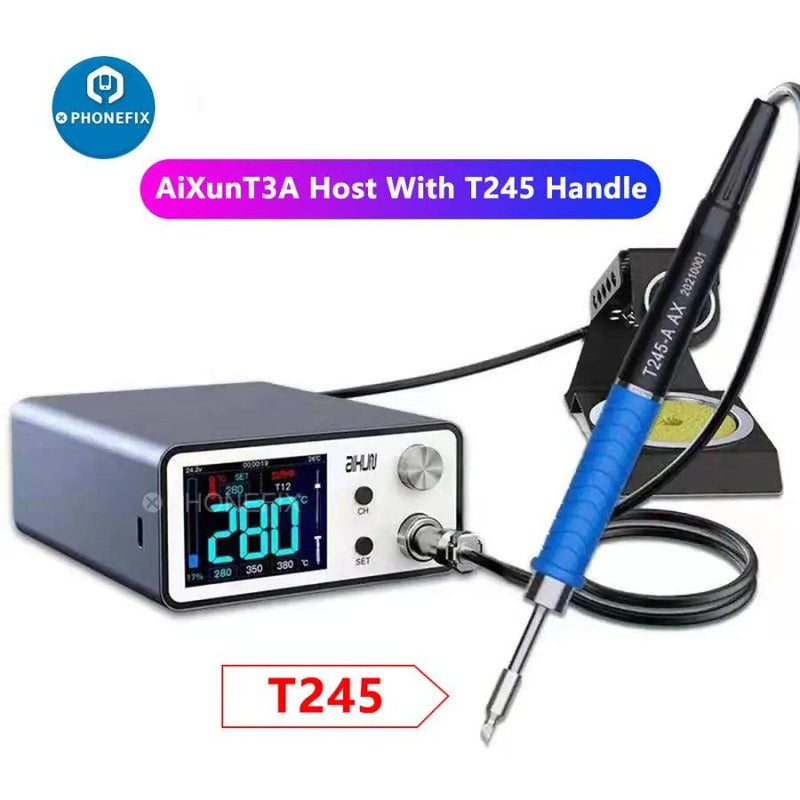 AiXunT3A 200W Smart Soldering Station With T245 T12 936