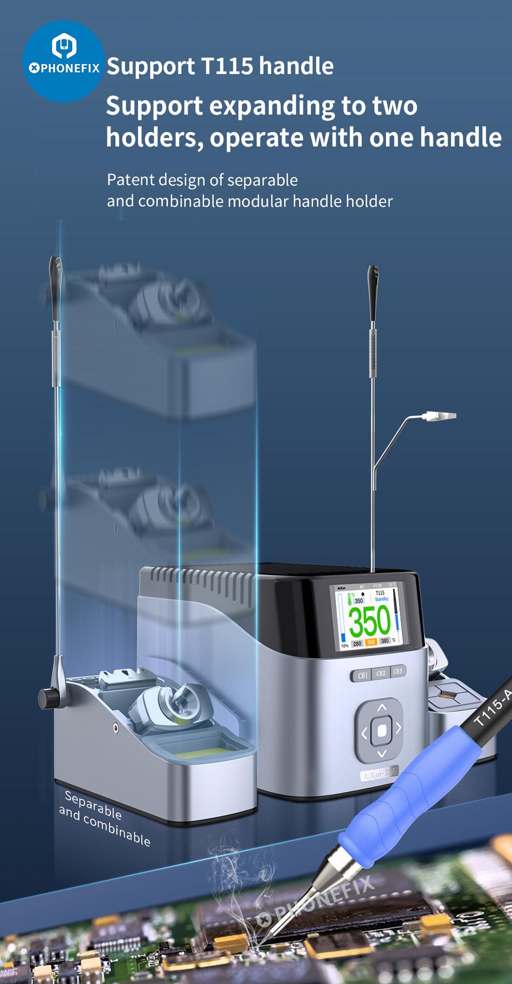 Aixun T410 T435 T405 Dual Channel Intelligent BGA Soldering Station - CHINA PHONEFIX