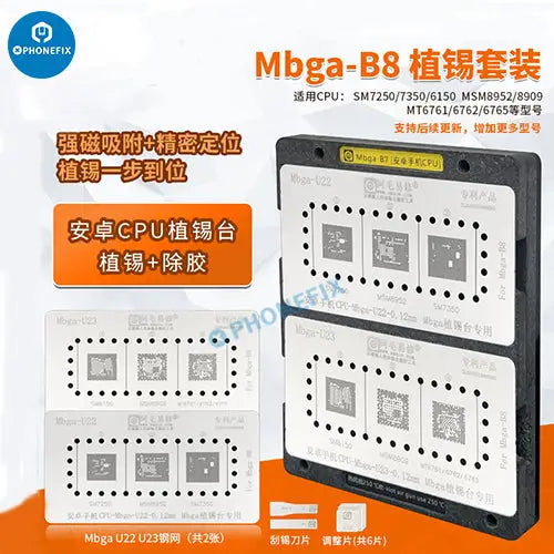 AMAOE Mbga-B14 Middle Layer BGA Reballing Stencil Platform -