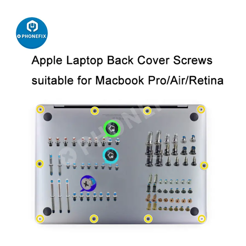 Apple Laptop Back Cover Screws For Macbook Pro Air Retina -