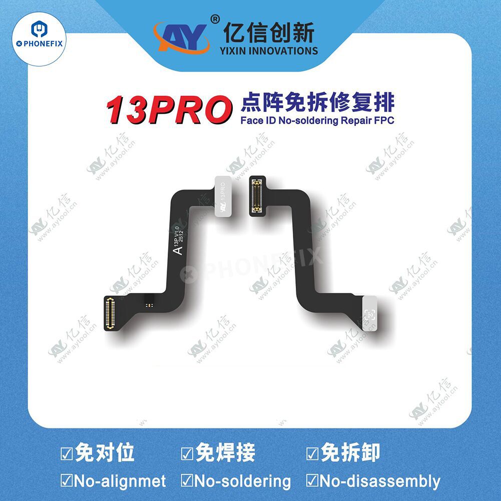 A108 Programmer with iPhone 13-16 Pro Max Face ID Tag-on Repair Cable