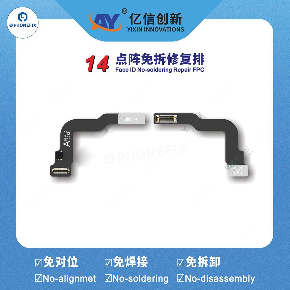A108 Programmer with iPhone 13-16 Pro Max Face ID Tag-on Repair Cable