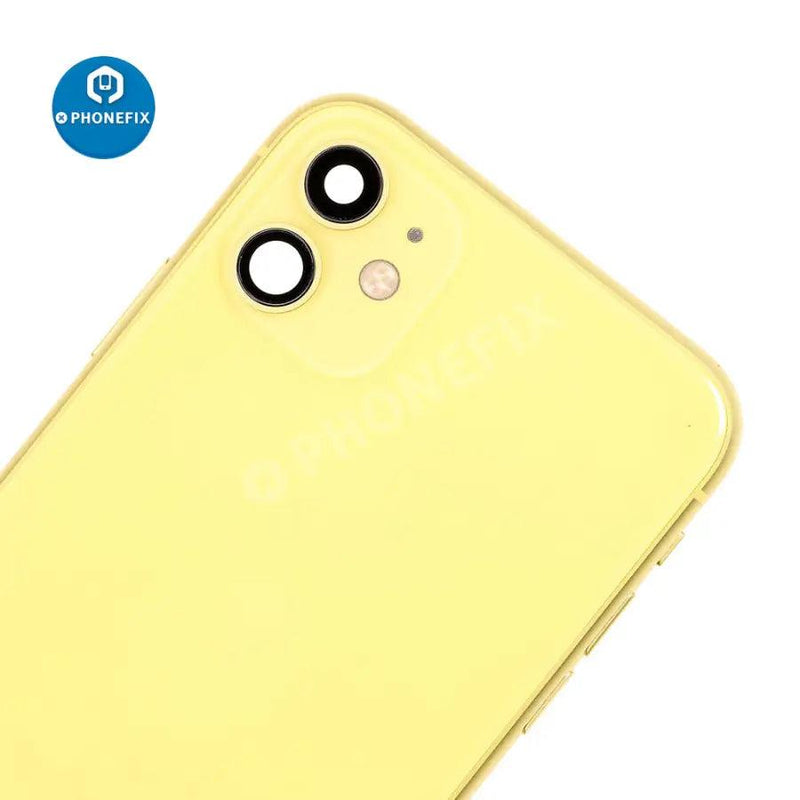 Back Cover Full Assembly Replacement for iPhone 11 - Yellow