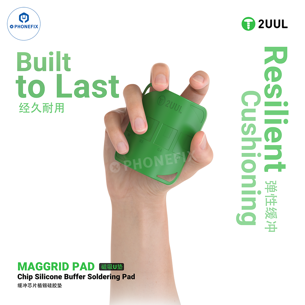 2UUL MagGrid Pad Phone CPU BGA IC Soldering Magnetic Silicone Mat