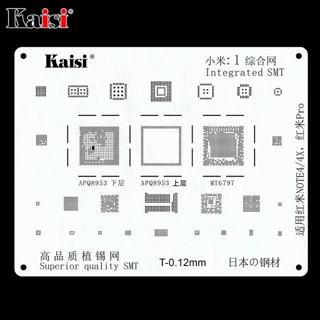 BGA Reballing Stencil Kit Set For Samsung HUAWEI XIAOMI OPPO