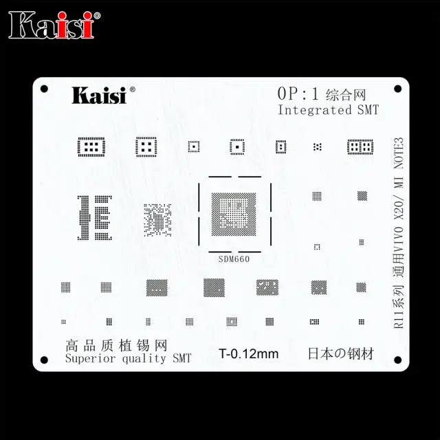 BGA Reballing Stencil Kit Set For Samsung HUAWEI XIAOMI OPPO