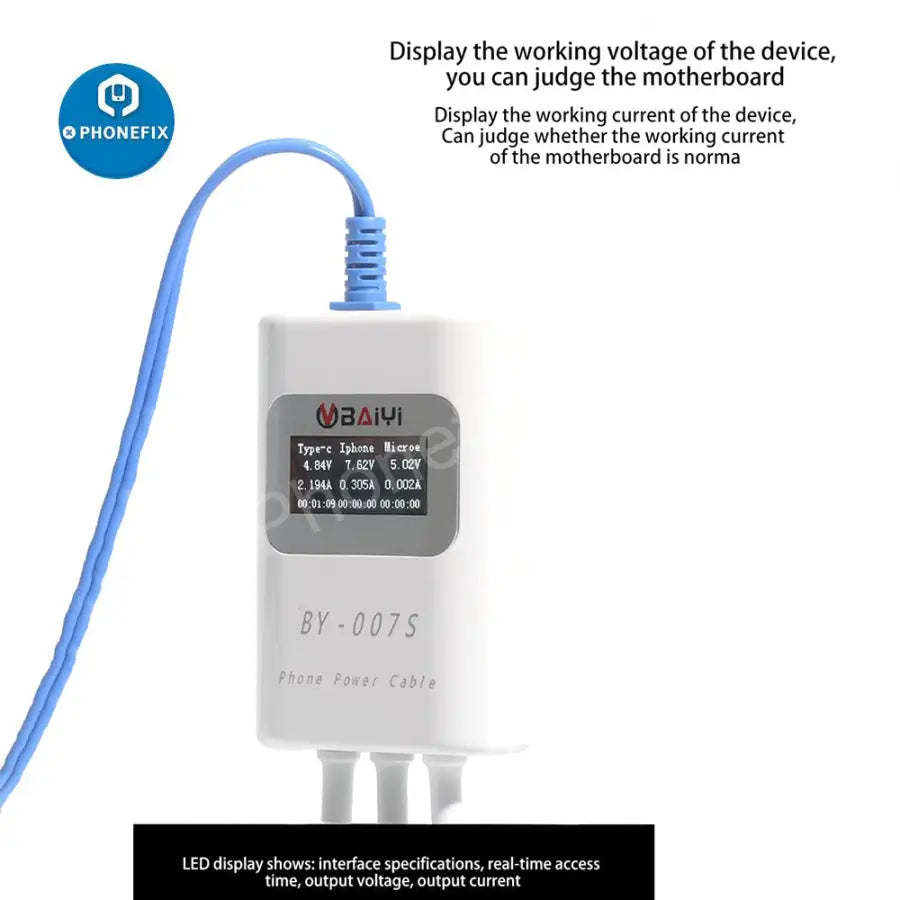 BY-007S Multi-Function Charging Detection Cable For Phone