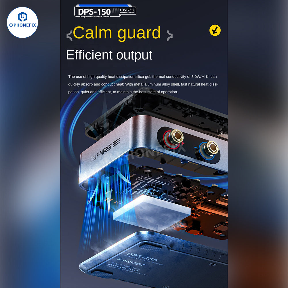 Fuente de alimentación CC mini programable FNIRSI DPS-150 de 30 V y 5 A