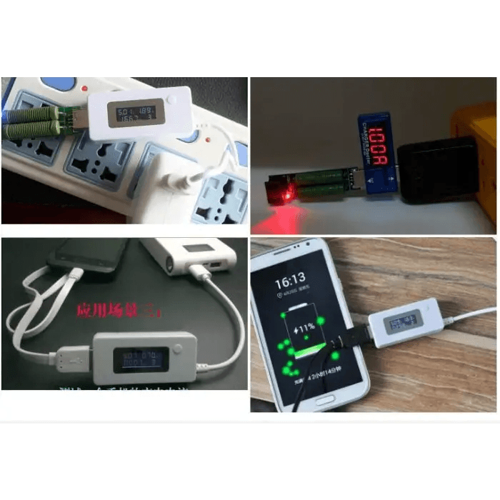 Charger USB Port Output Voltage Amps Meter Tester Multimeter - CHINA PHONEFIX