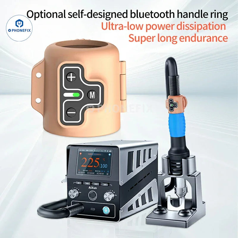 AiXun H314 1400W hot air gun BGA rework station with digital controls and professional design for electronic repairs.