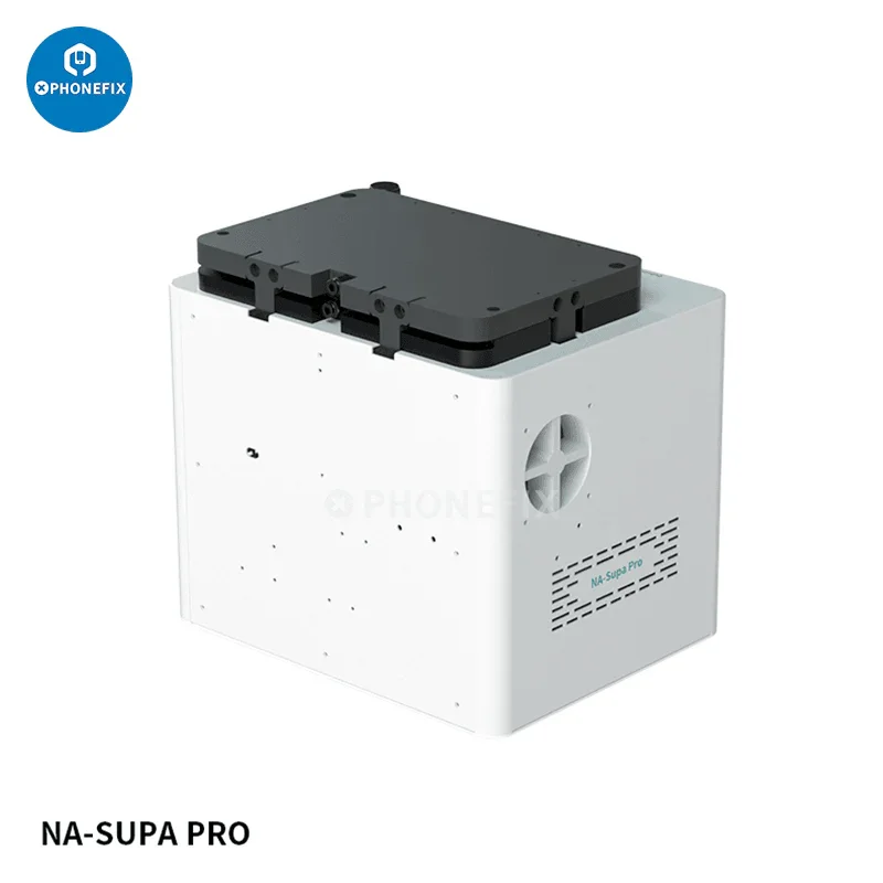 CHINA PHONEFIX NA-SUPA PRO built-in pump LCD laminate bubble removal machine for screen refurbishing, with LCD display and professional tools