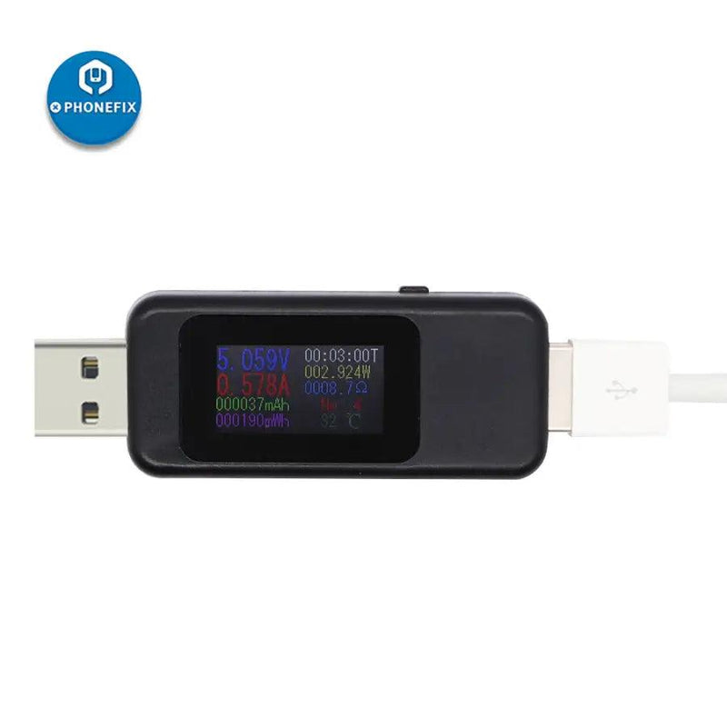 Color LCD Digital Display USB Charger Tester Voltage Current Tester - CHINA PHONEFIX